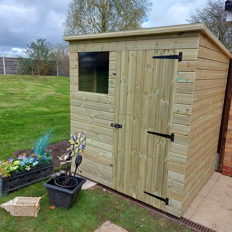 Pressure Treated Pent Roof Sheds For Sale | Ilkeston Sheds