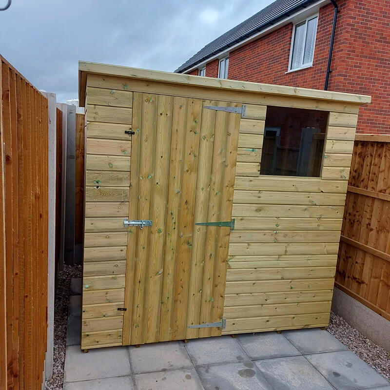 Pressure Treated Pent Roof Sheds For Sale | Ilkeston Sheds