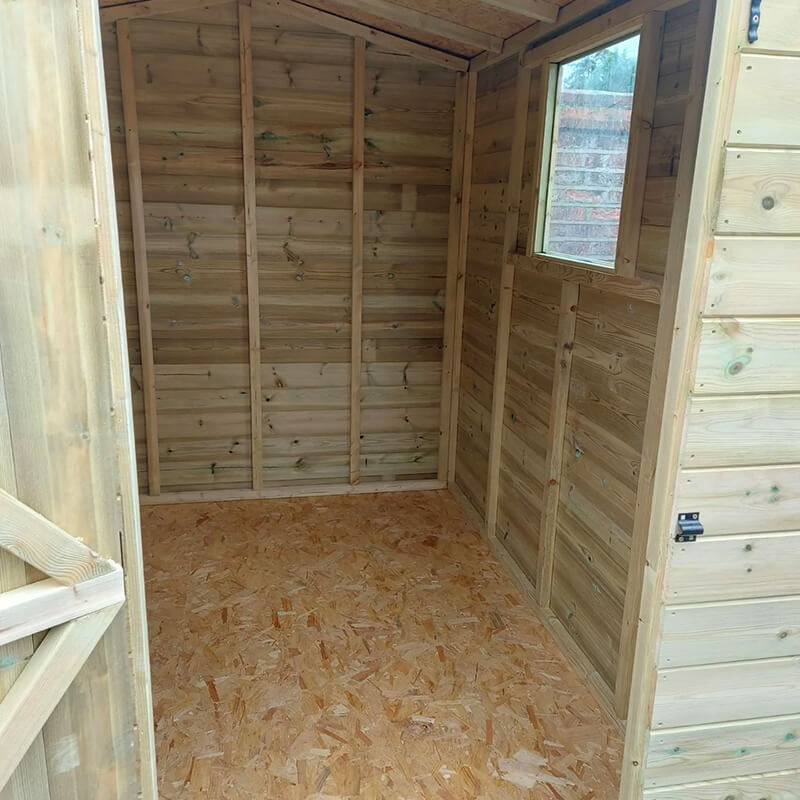 Inside Shed