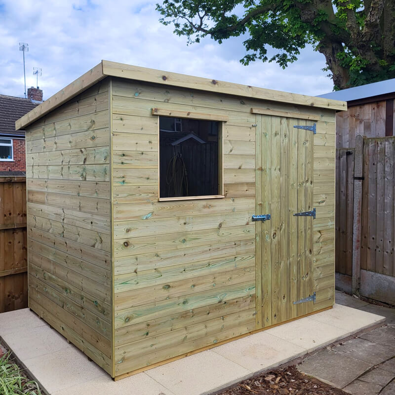 5x5 Pent Shed