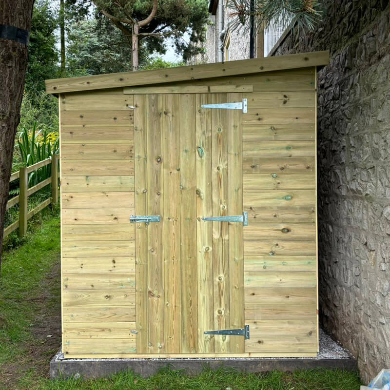 10x8 Pent Shed